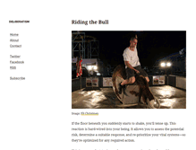 Tablet Screenshot of deliberatism.com